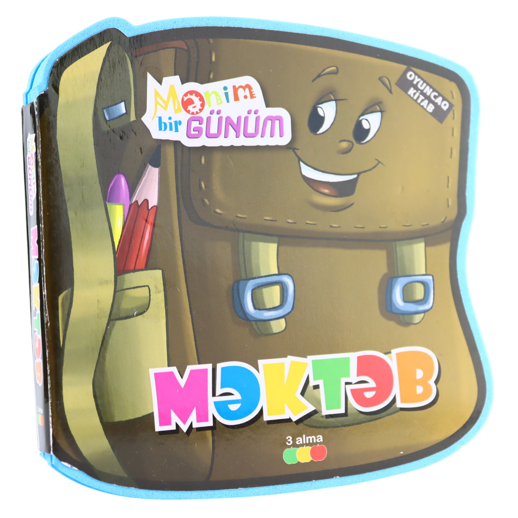 Mənim Bir Günüm Məktəb / Oyuncaq kitab / 3 Alma